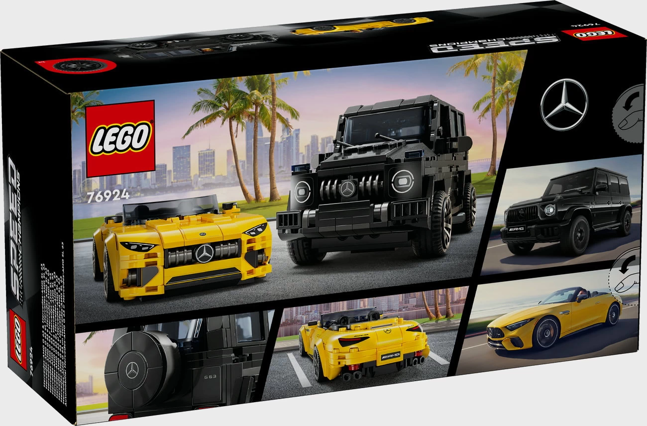 LEGO Speed Champions 76924 - Mercedes-AMG G 63 & Mercedes-AMG SL 63