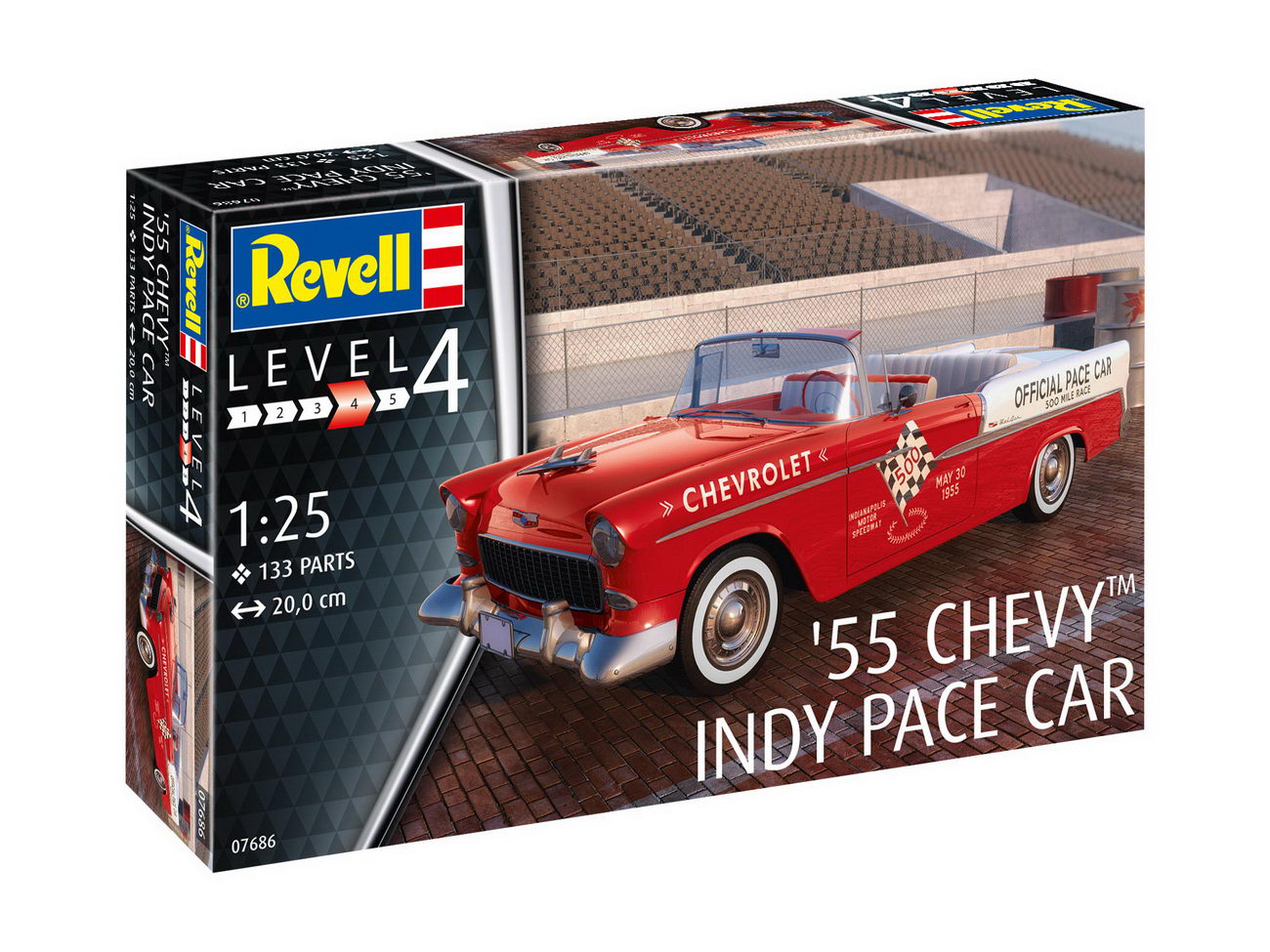 Revell 07686 - 1955 Chevy Indy Pace Car - Auto Modell