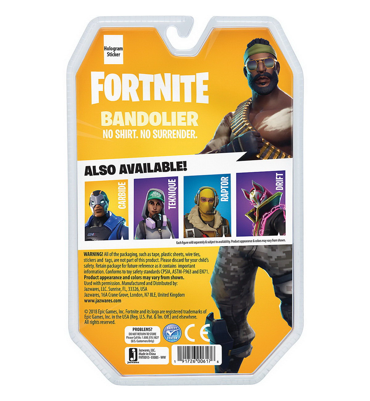 Fortnite - Bandolier Figur - Solo Mode (Jazwares)
