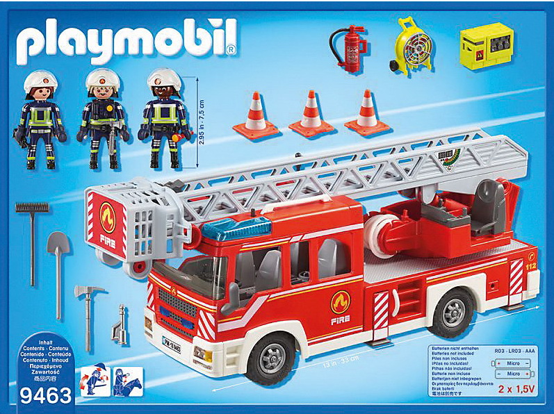 Playmobil 9463 - Feuerwehr Leiterwagen
