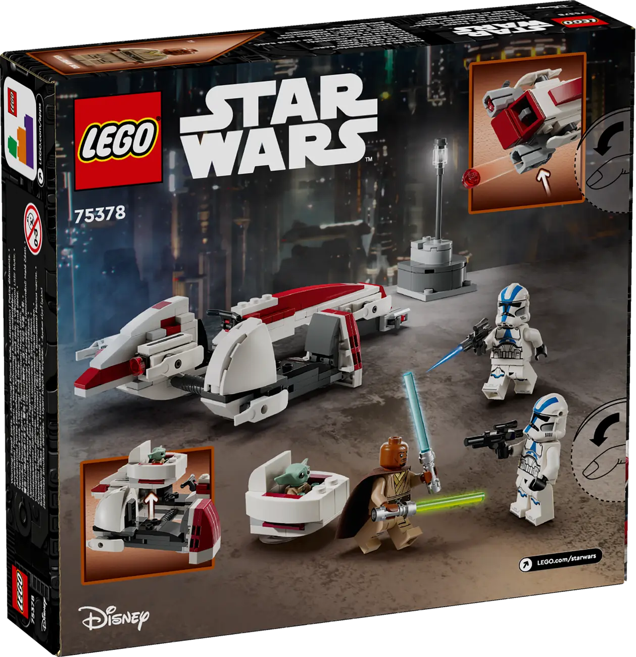 LEGO Star Wars 75378 - Flucht mit dem BARC Speeder