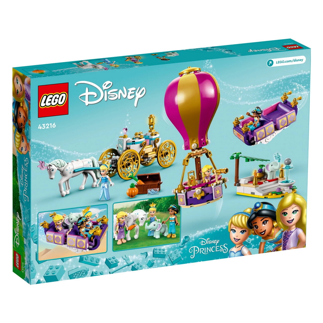 LEGO Disney Princess 43216 - Prinzessinnen auf magischer Reise