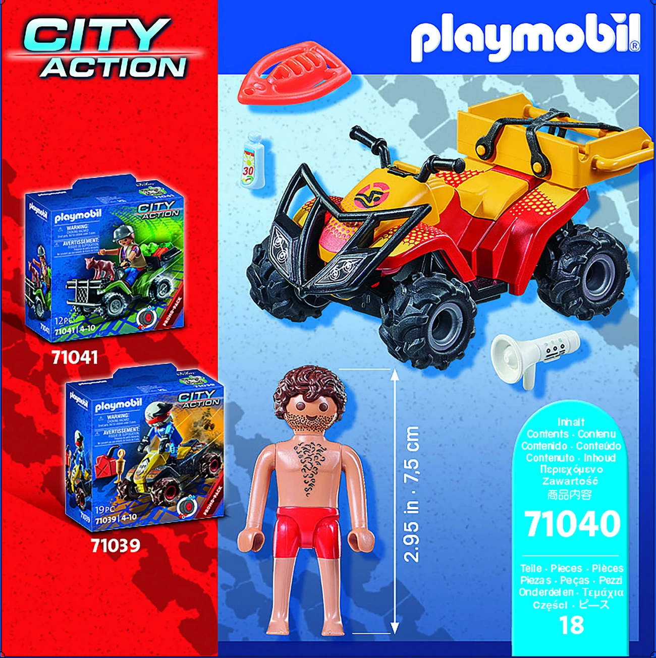 Playmobil 71040 - Rettungsschwimmer Quad (City Action)