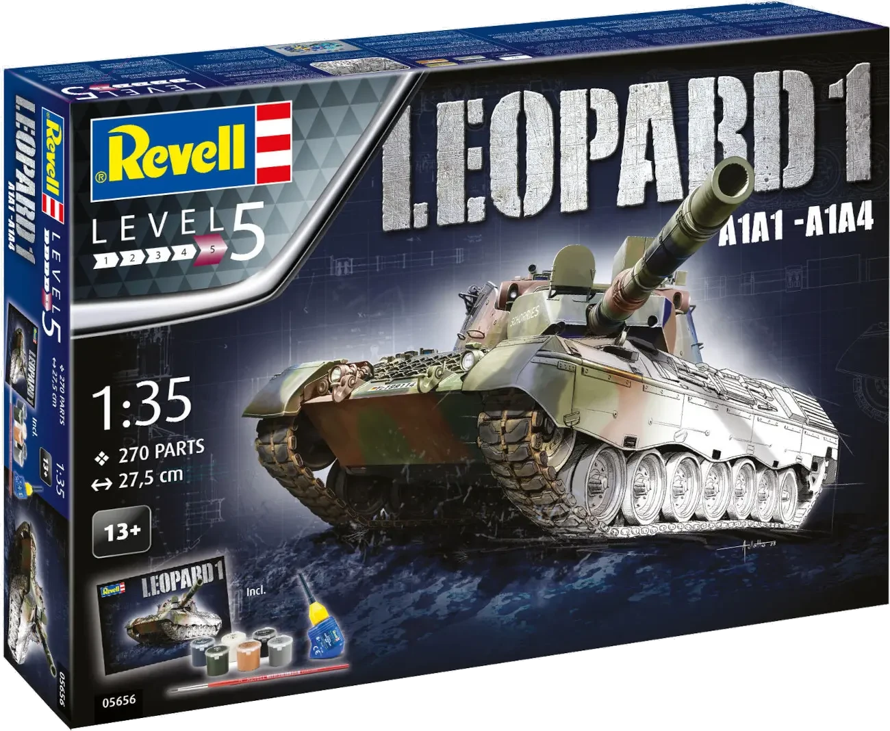 Revell 05656 - Geschenkset Leopard 1 A1A1-A1A4