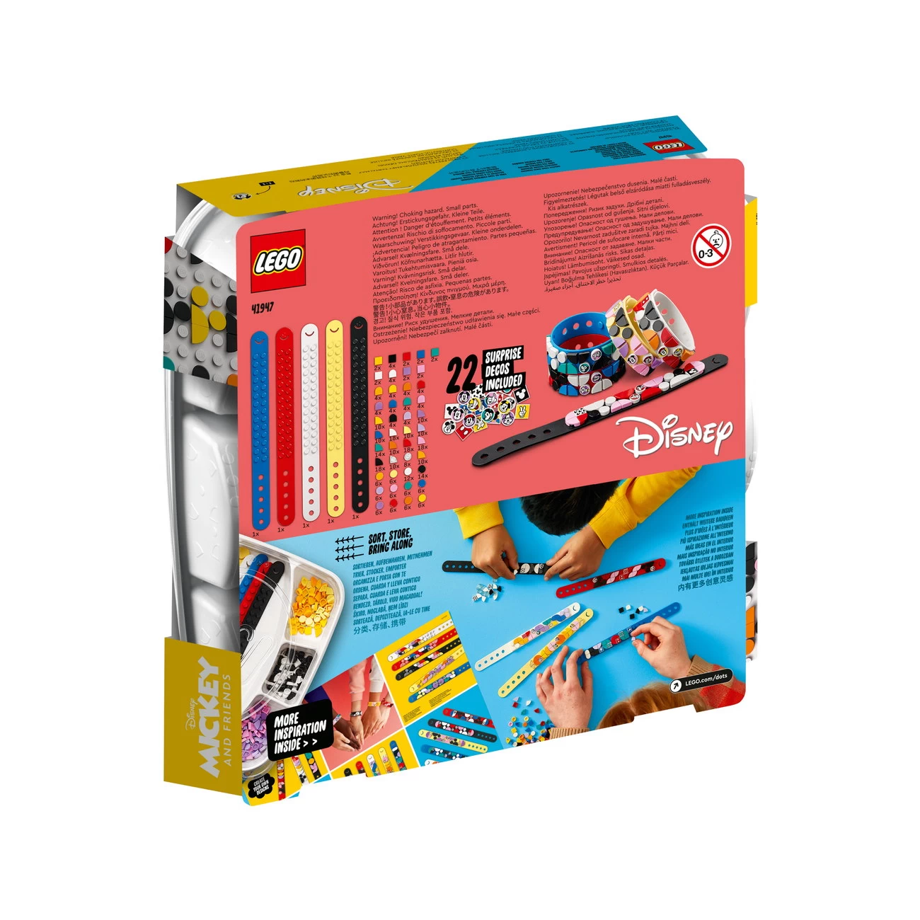 LEGO DOTs 41947 - Mickys Armband-Kreativset