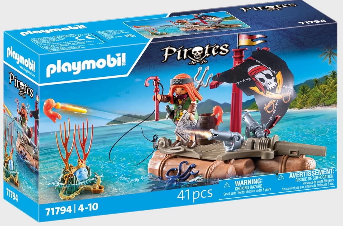 Playmobil 71794 - Schatzbergung auf Piratenfloss - Pirates