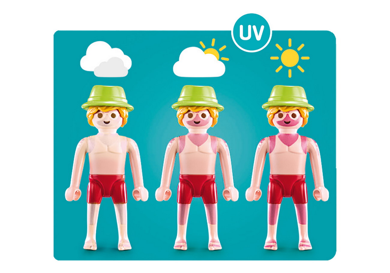Playmobil 70112 - Badegast mit Schwimmreifen - Family Fun