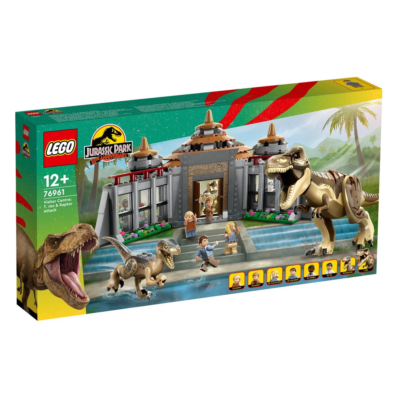 LEGO Jurassic Park - Angriff T-Rex Raptor aufs Besucherzentrum (76961)