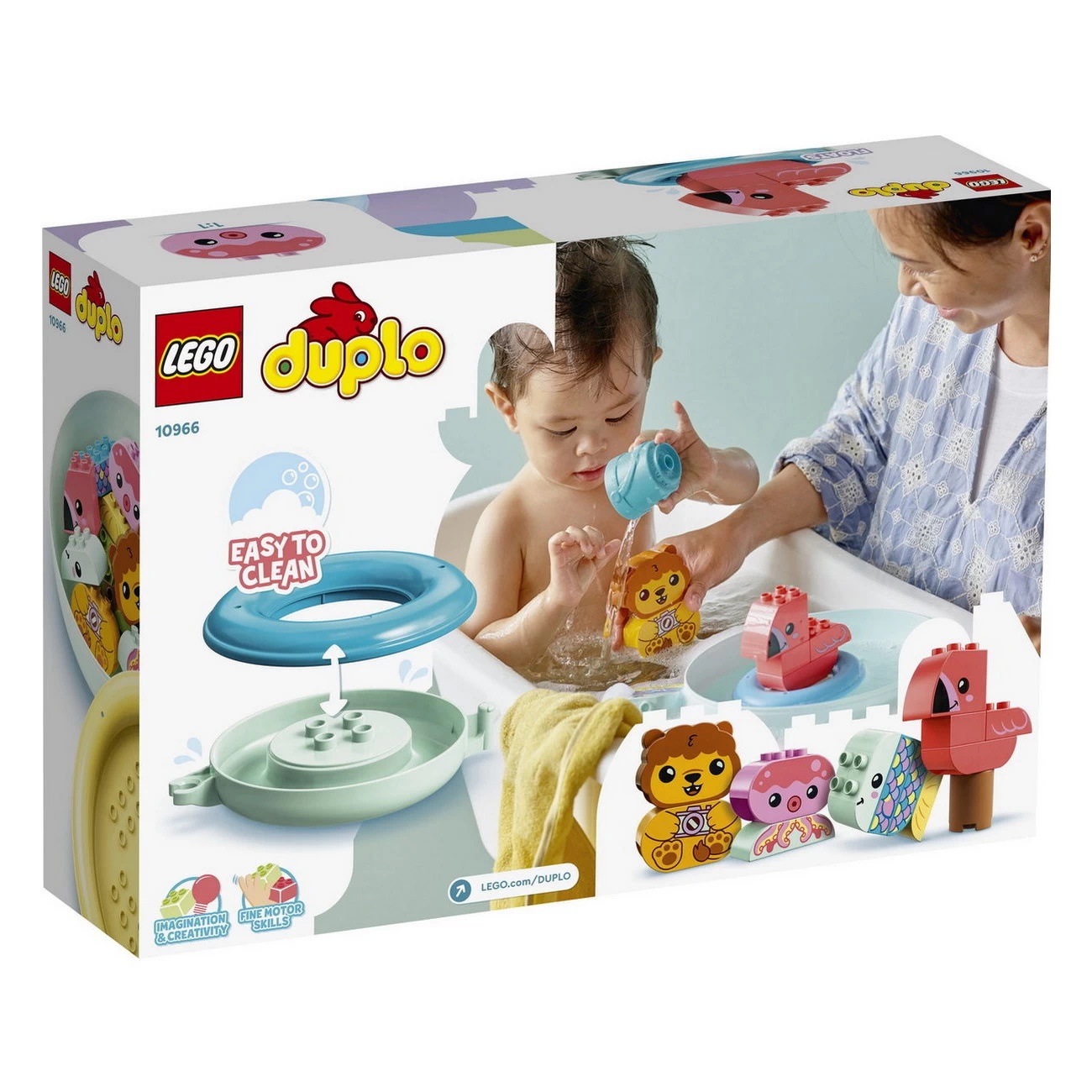 LEGO DUPLO 10966 - Badewannenspaß Schwimmende Tierinsel