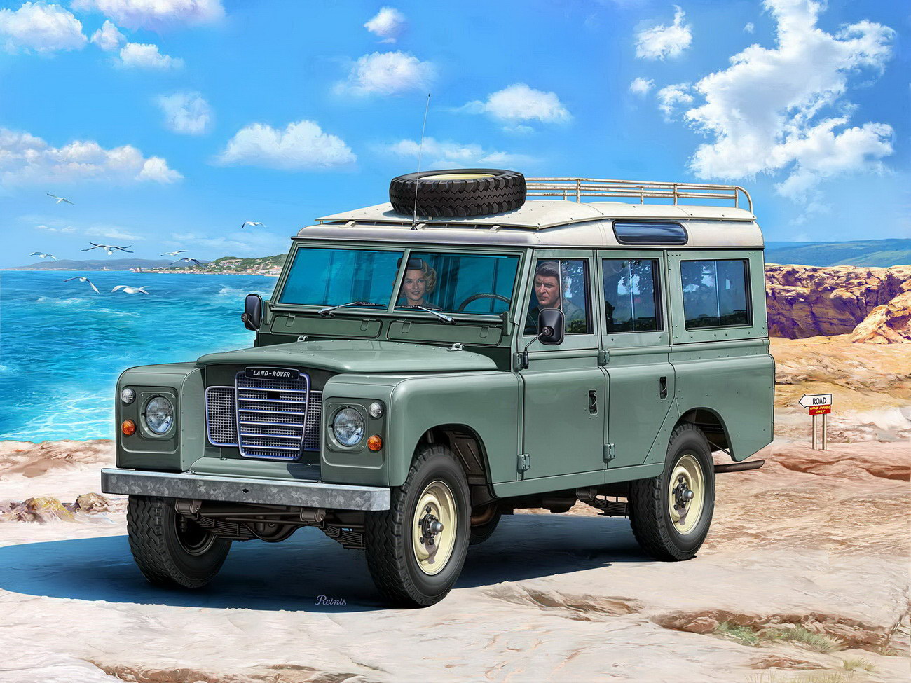 Revell 07047 - Land Rover Series III  - Auto Modell