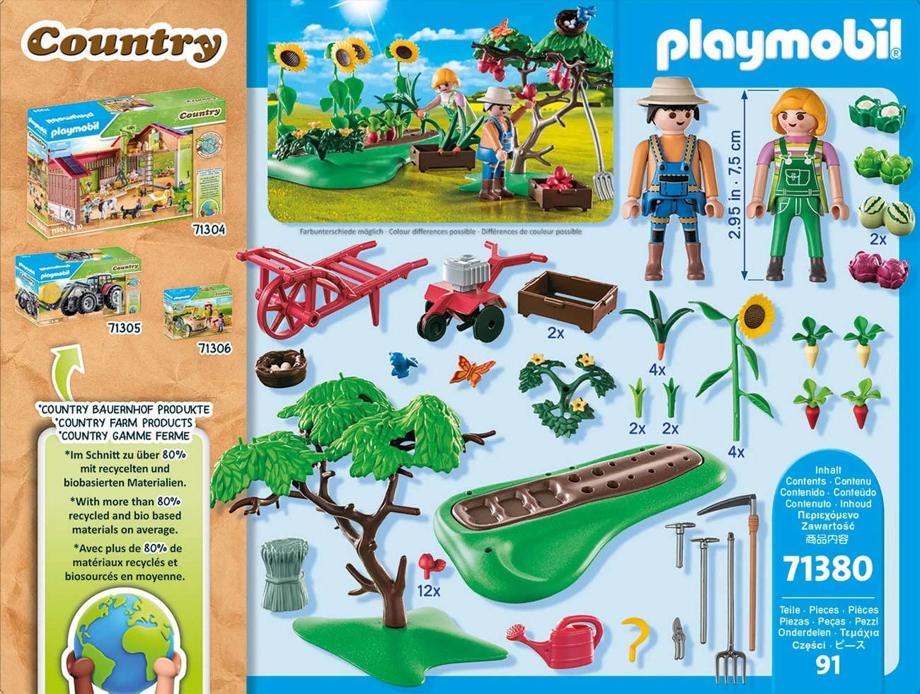 Playmobil 71380 - Starter Pack Bauernhof Gemüsegarten - Country