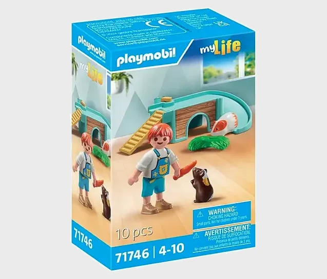 Playmobil 71746 - Junge mit Meerschweinchen - My Life