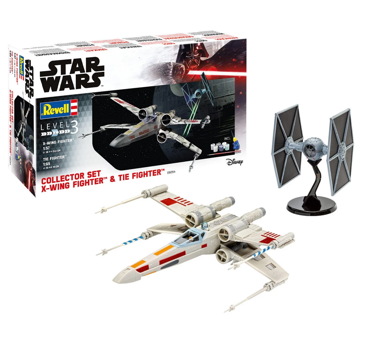 Revell 06054 - Collector Set X-Wing Fighter + TIE Fighter