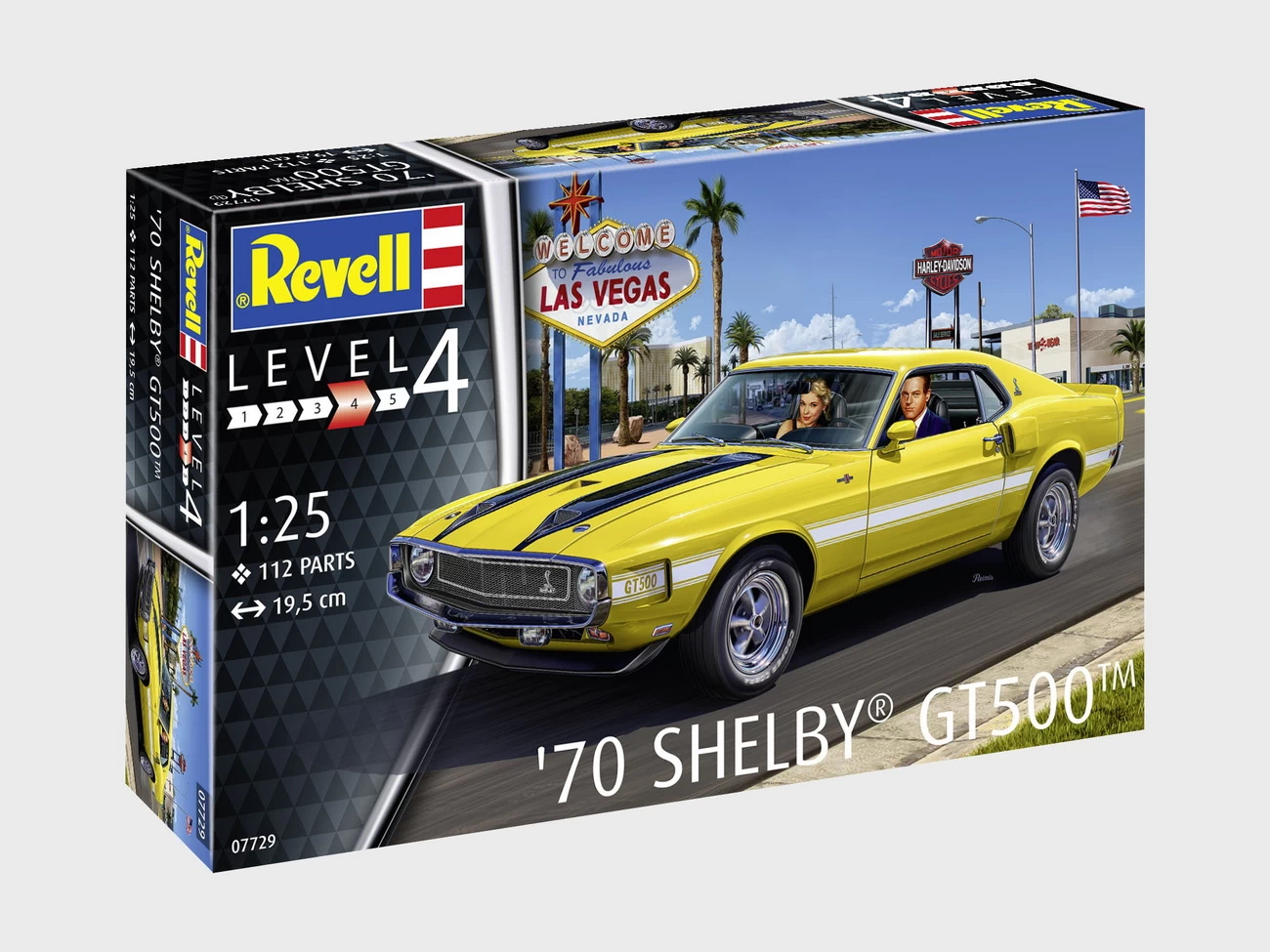 Revell 07729 - 1970er Shelby GT500 - Sportwagen Modell