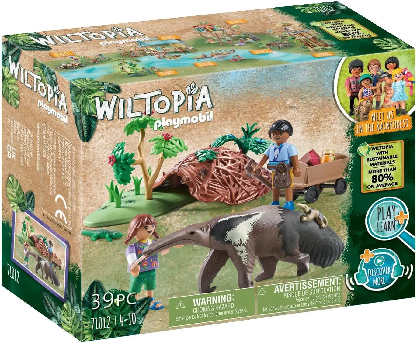 Playmobil 71012 - Ameisenbärpflege - WILTOPIA