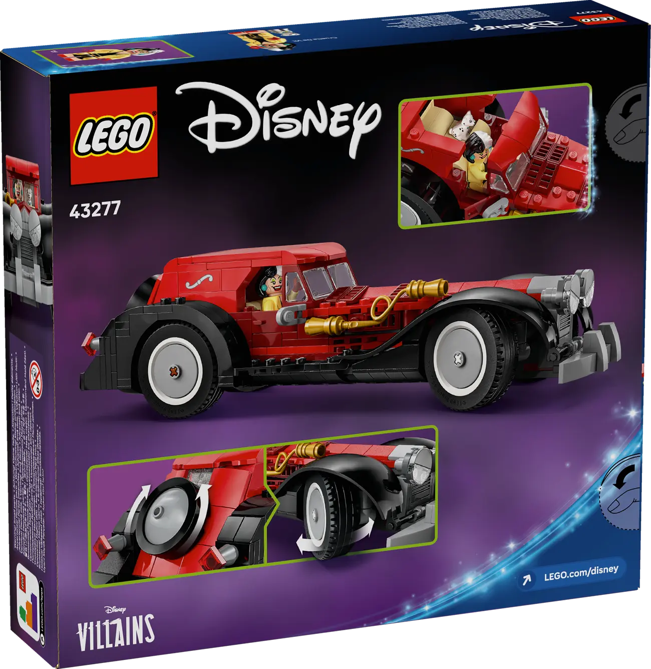 LEGO Disney 43277 -  Cruella de Vils Auto