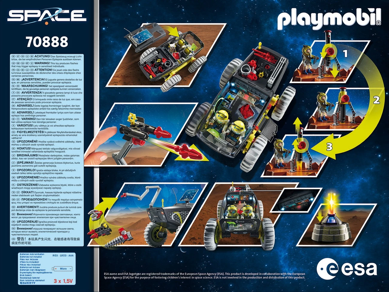 Playmobil 70888 - Mars Expedition mit Fahrzeugen - Space