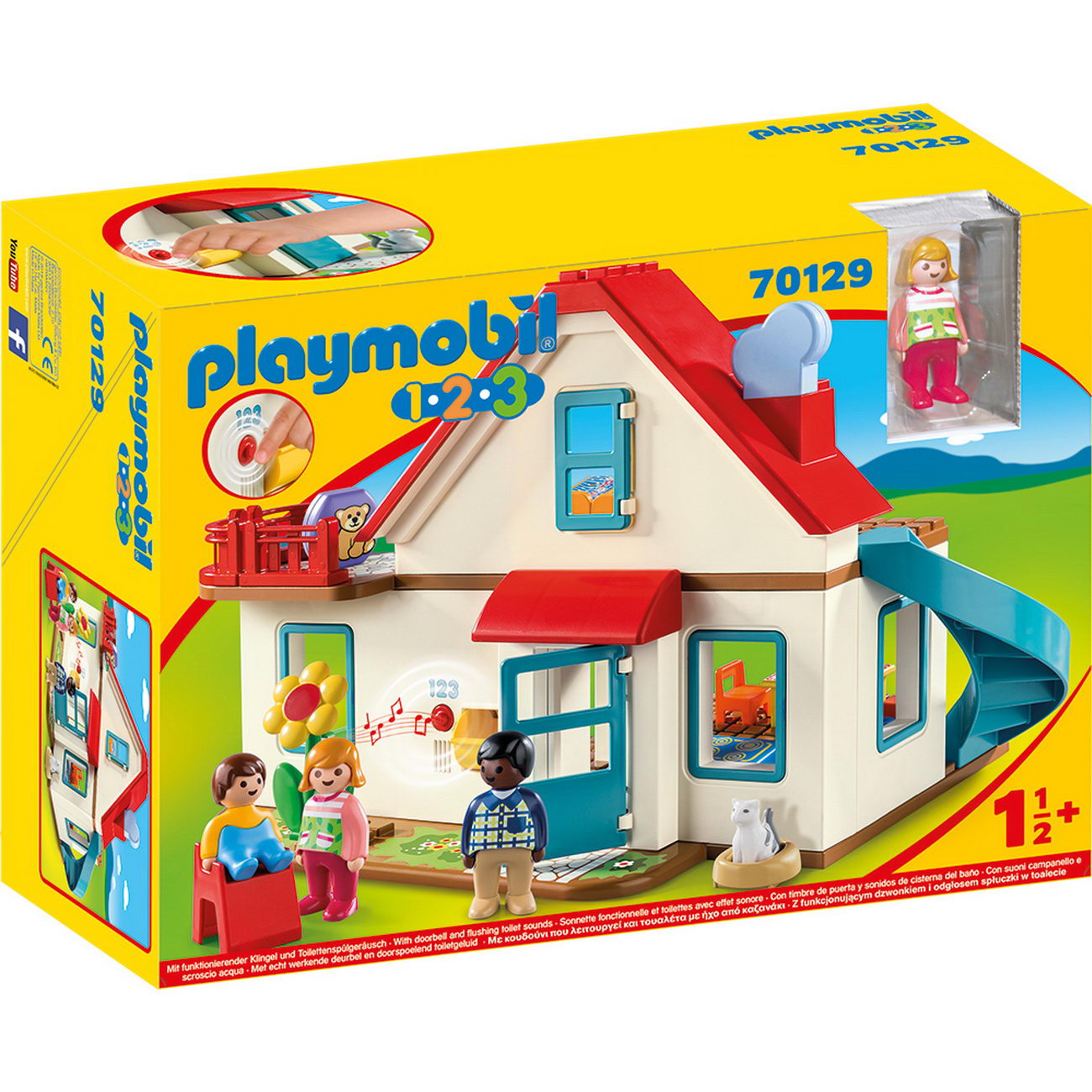 Playmobil 1 2 3 70129 - Einfamilienhaus