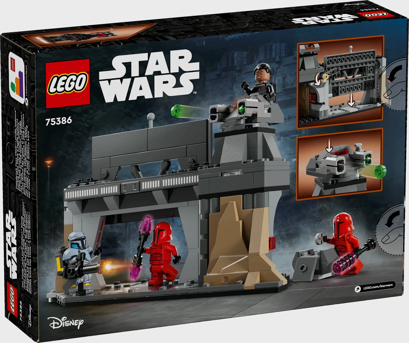 LEGO Star Wars 75386 - Duell zwischen Paz Vizsla und Moff Gideon