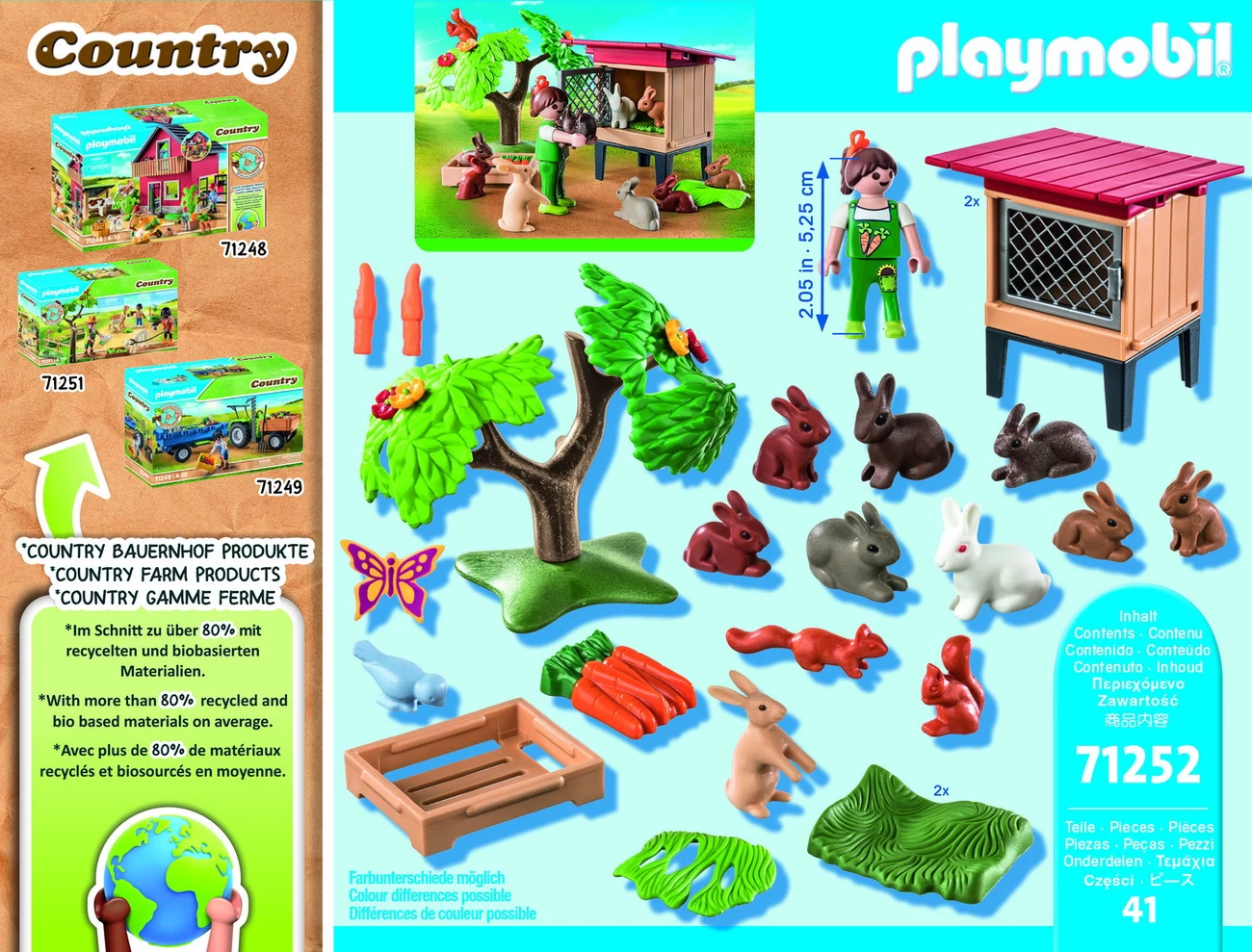Playmobil 71252 - Kaninchenstall (Country)