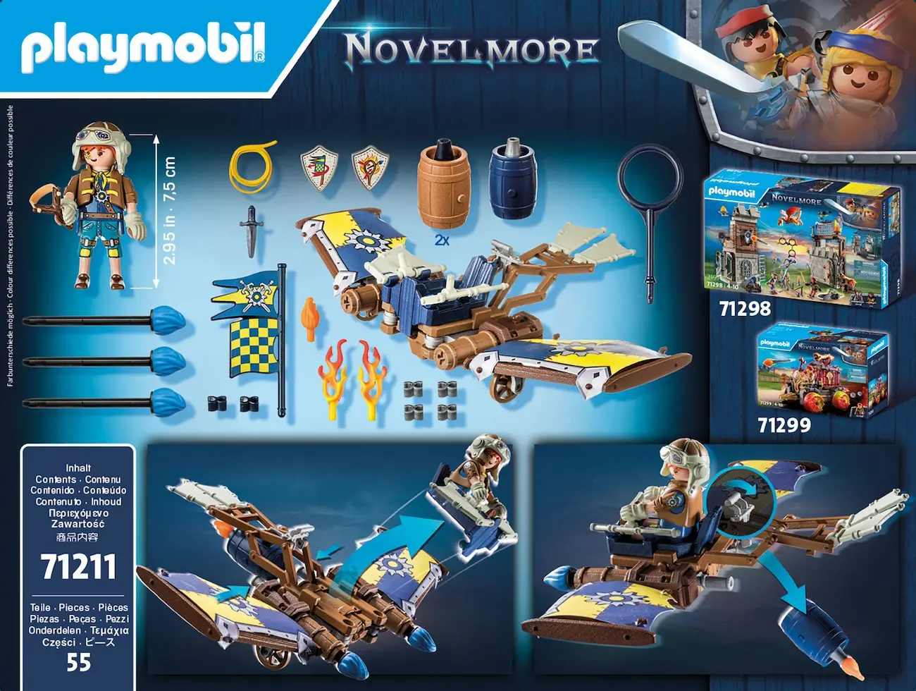 Playmobil 71211 - Darios Fluggleiter - Novelmore