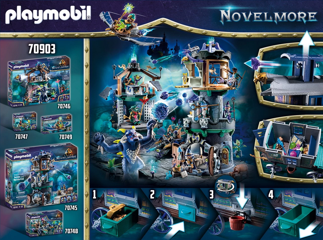 Playmobil 70903 - Violet Vale - Händlerkutsche - Novelmore