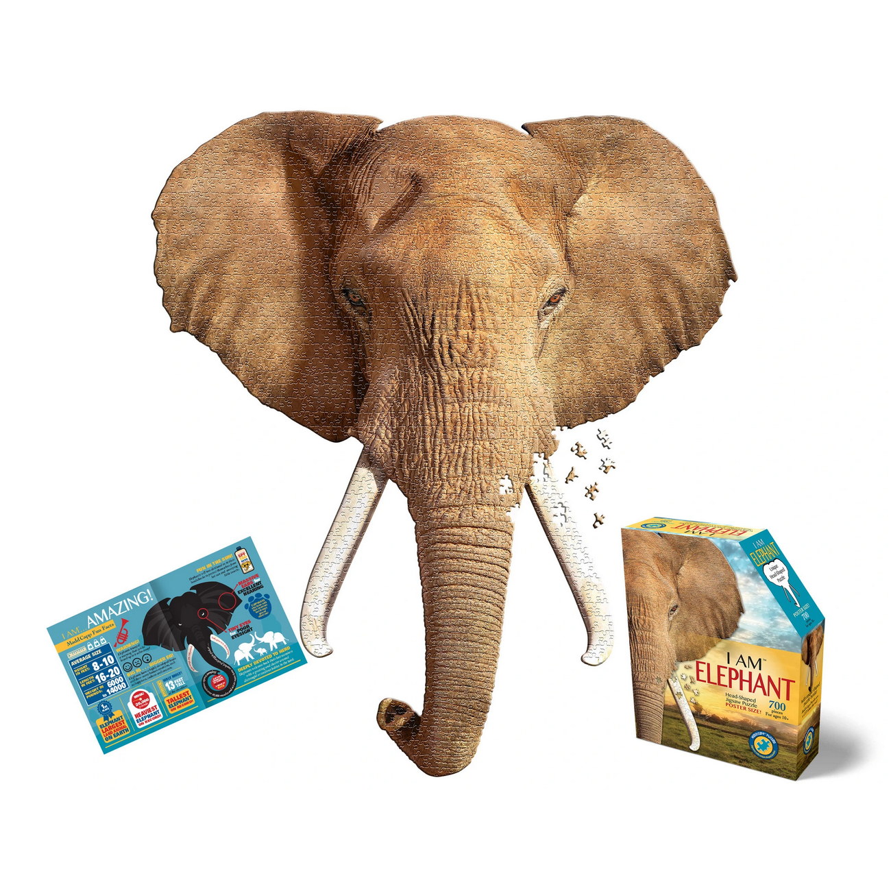 Elefant - Konturen Puzzle