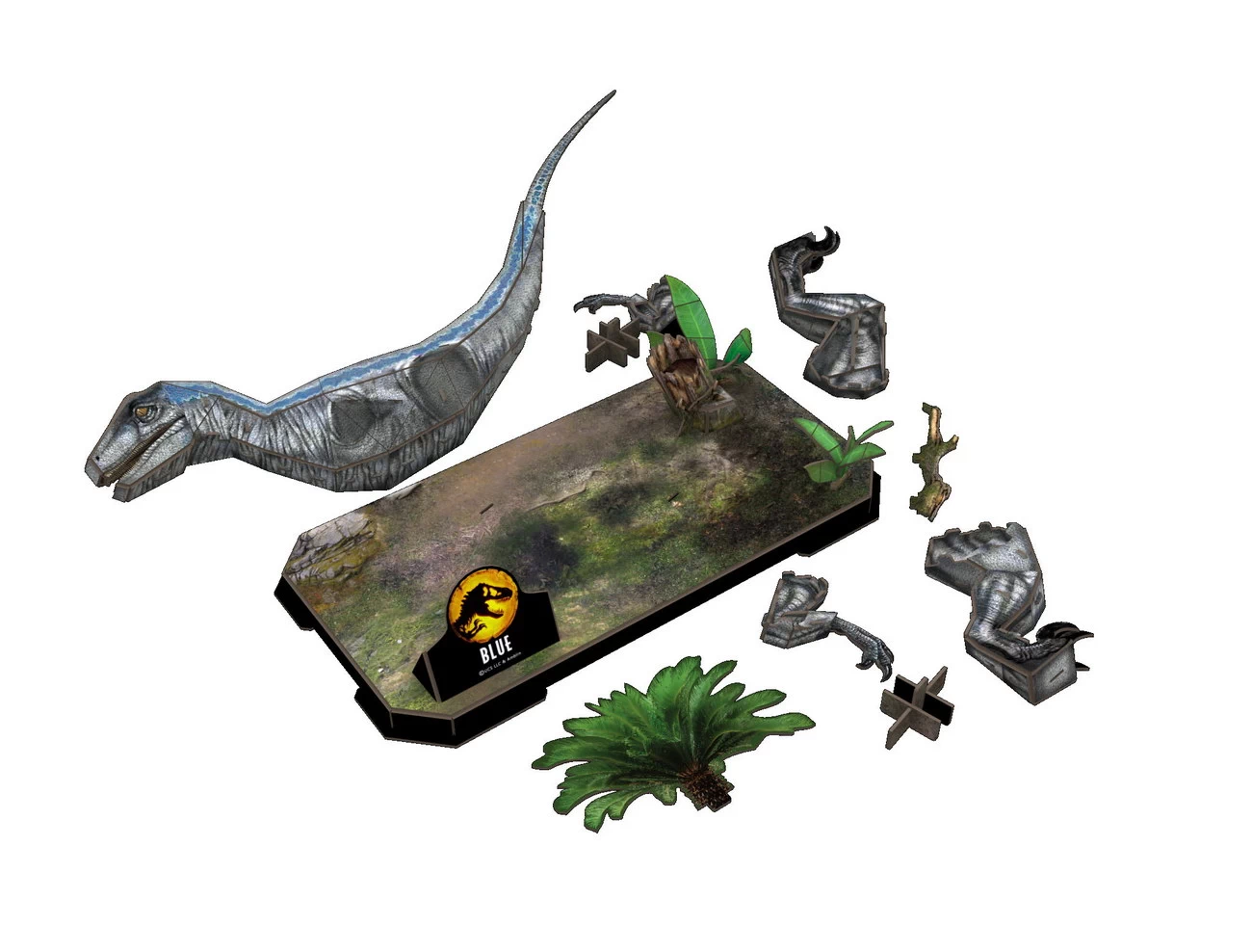 Revell 00243 - Jurassic World Dominion - Velociraptors 'Blue' - 3D Puzzle