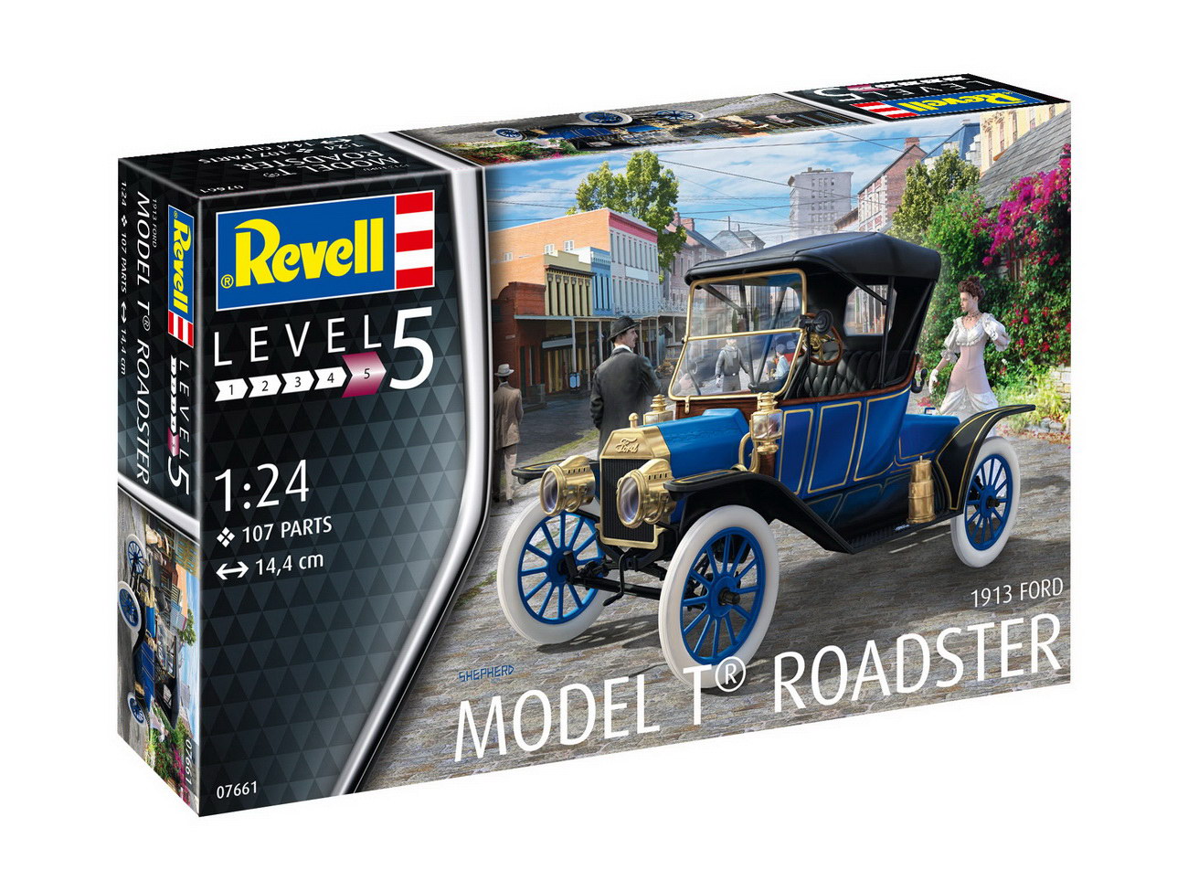 Alex-2019-07-Revell 07661 - Ford T Modell Roadster 1913 - Auto Modell