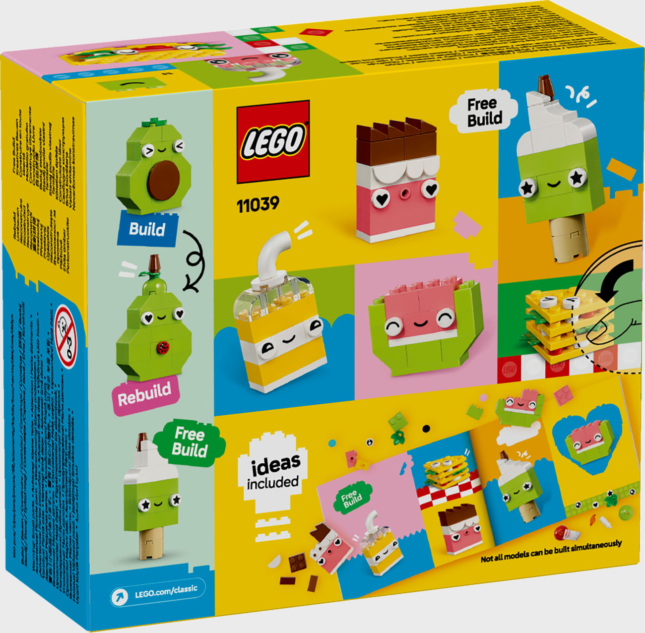 LEGO Classic 11039 - Kreativer Snack Bauspaß