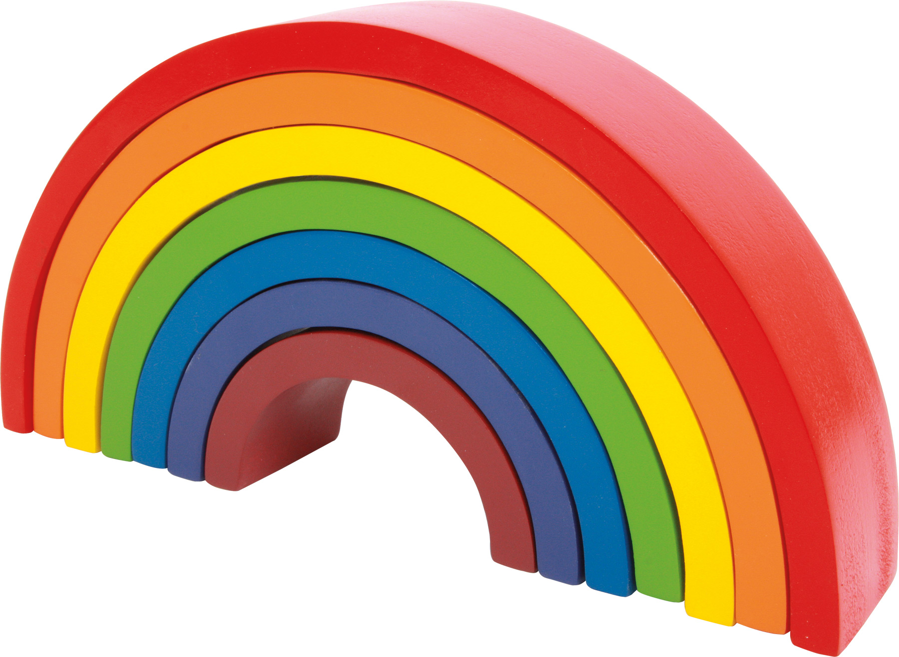 Holzbausteine Großer Regenbogen (small foot)