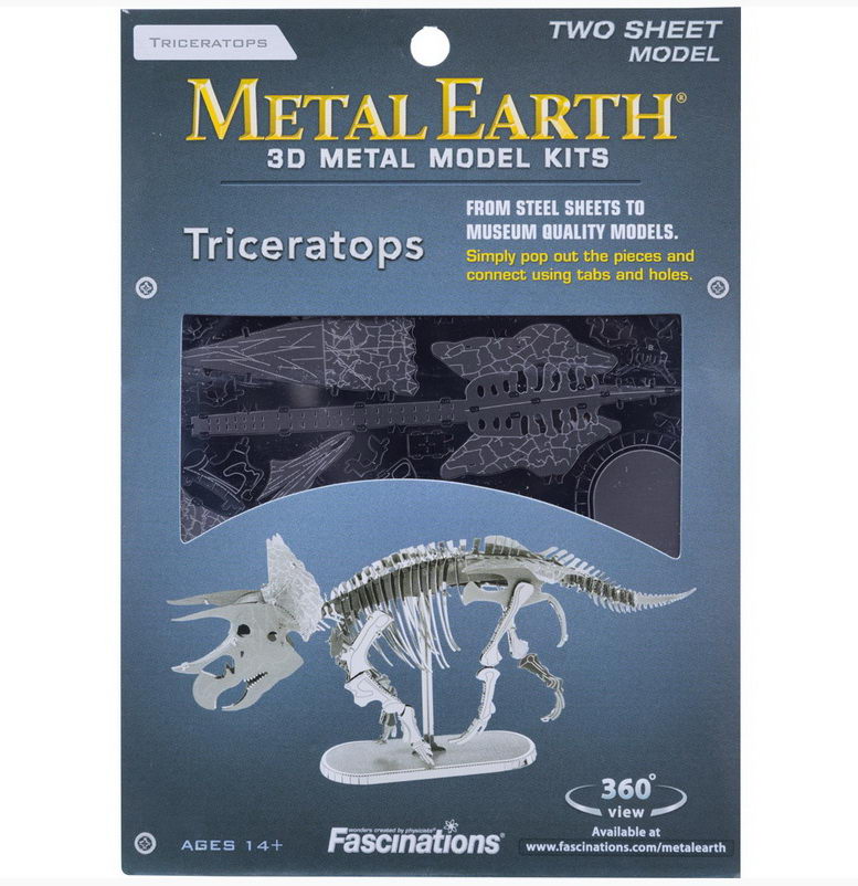 Metal Earth - Triceratops Skelett