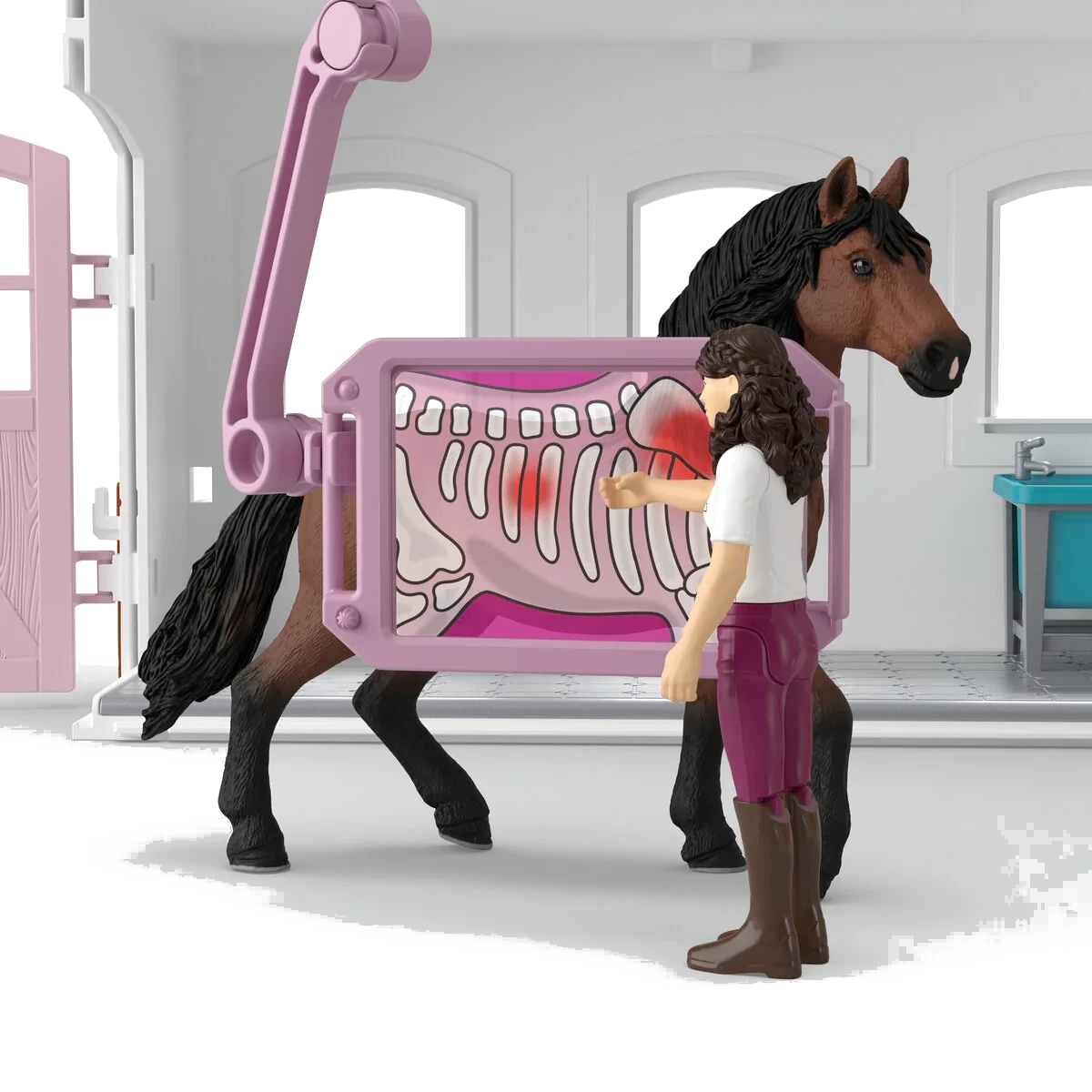 Pferdeklinik Heilende Hufe - schleich (42787) Spielset Horse Club