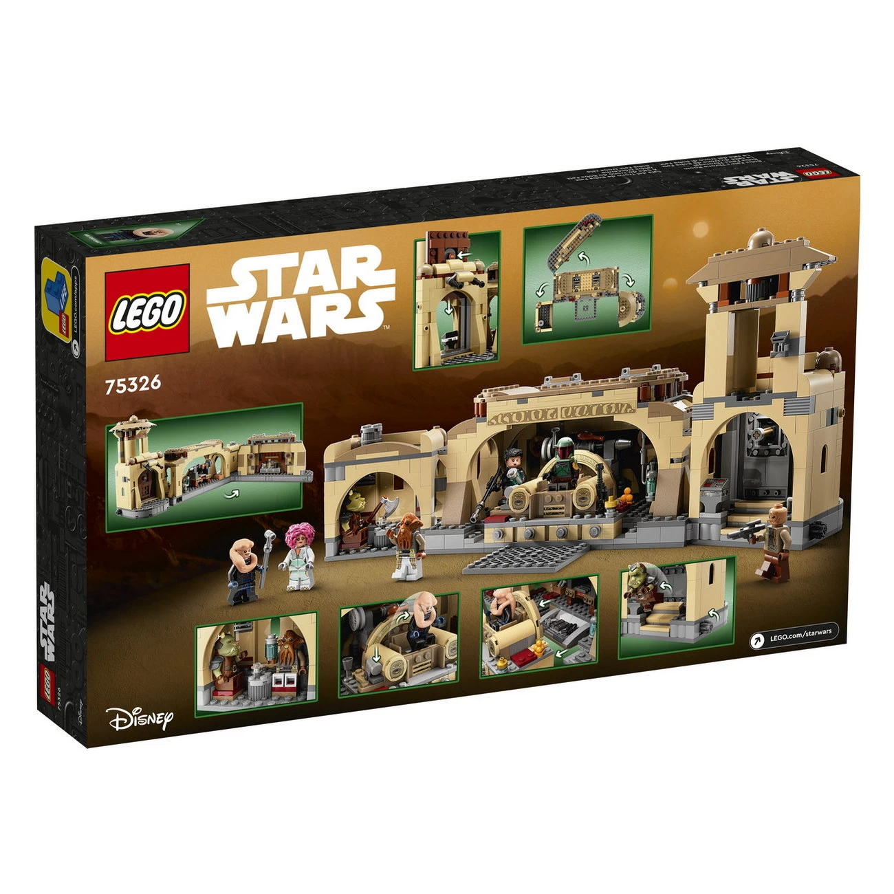 LEGO Star Wars 75326 - Boba Fetts Thronsaal