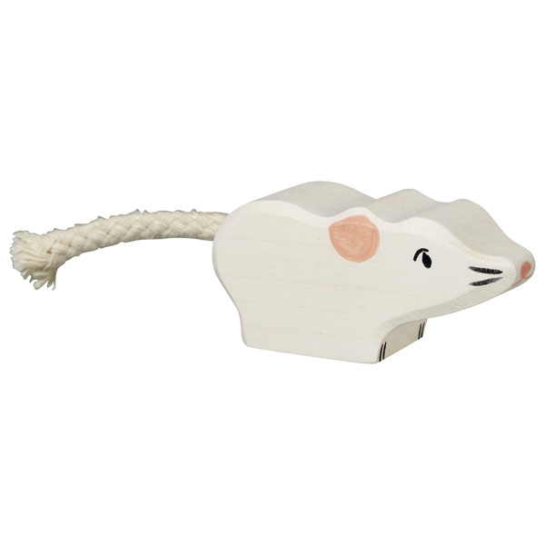 Holztiger Maus weiß (80541)