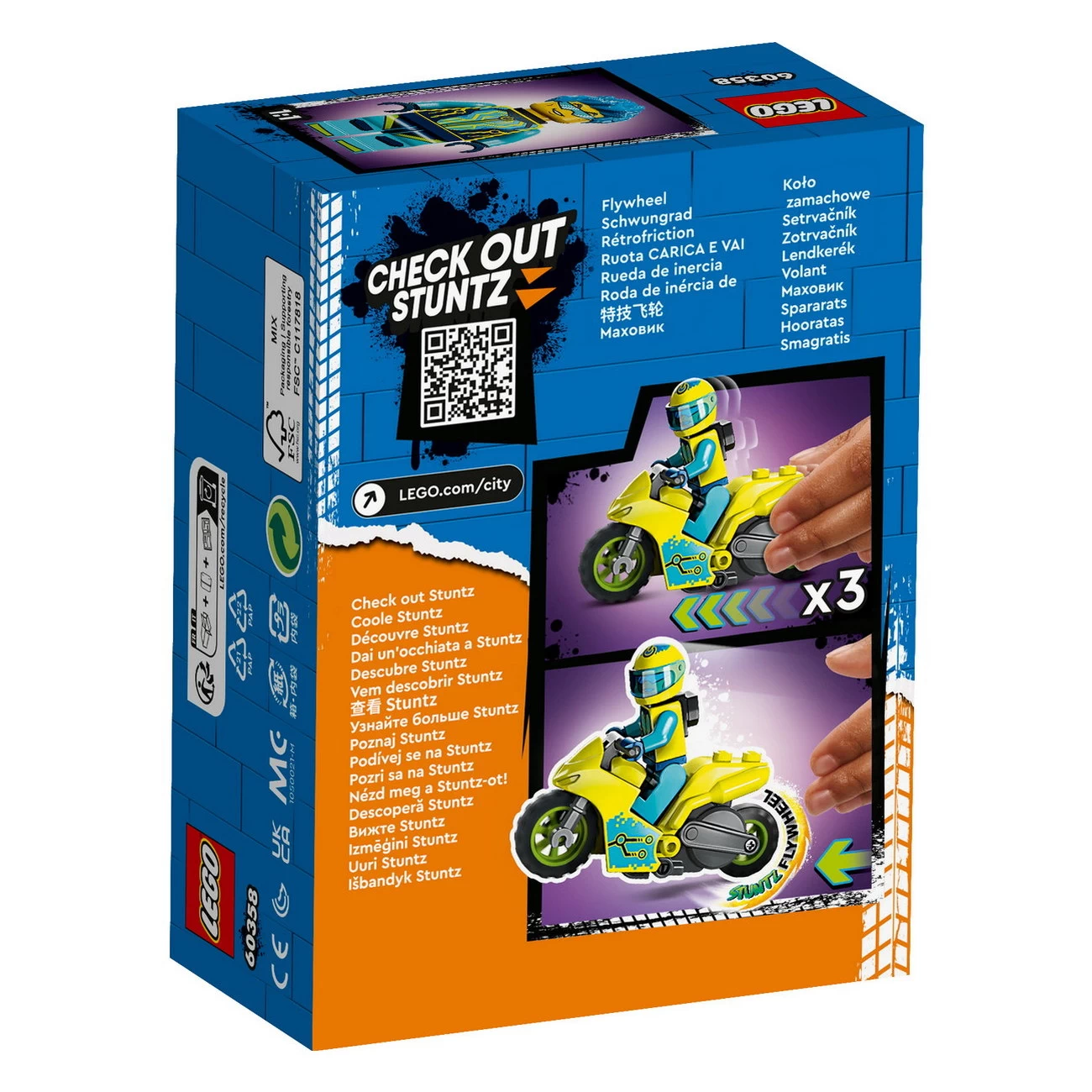 LEGO City 60358 - Cyber-Stuntbike