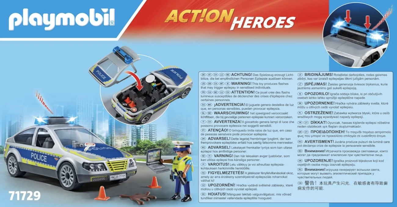 Playmobil 71729 - Polizei Streifenwagen - Action Heroes