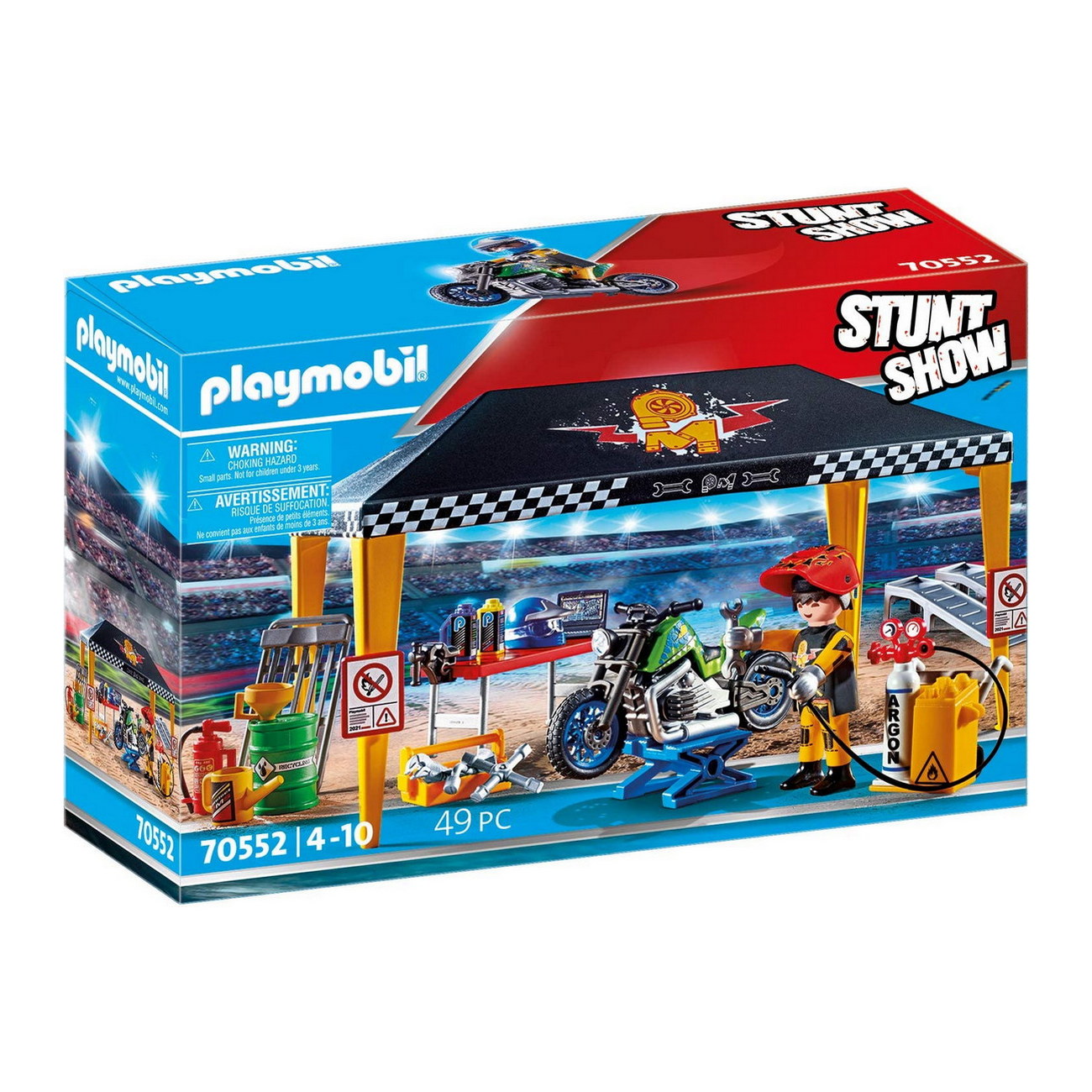 Playmobil 70552 - Stuntshow Werkstattzelt - Stunt Show