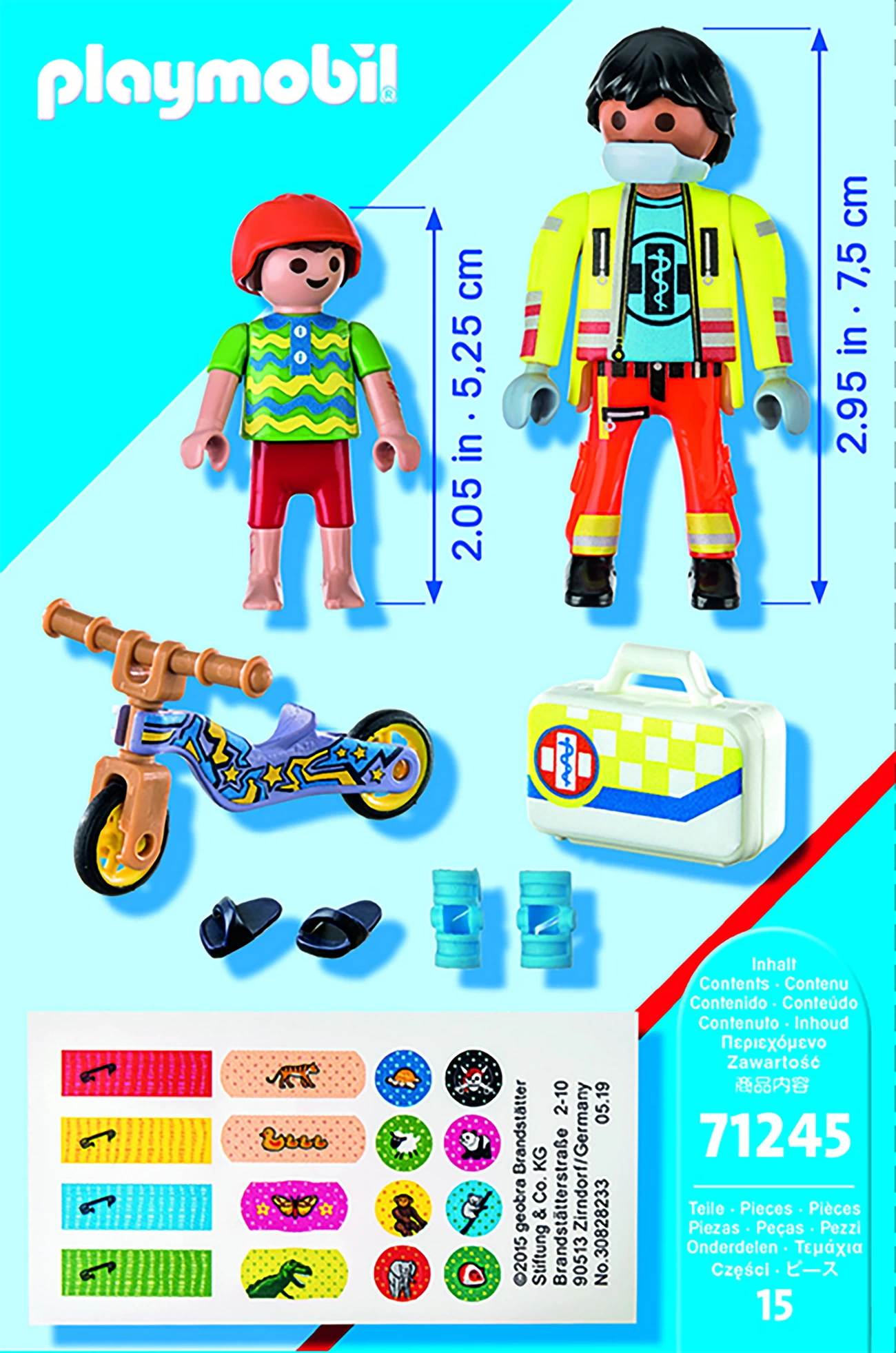 Playmobil 71245 - Sanitäter mit Patient - City Life