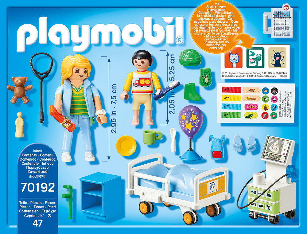 Playmobil 70192 - Kinderkrankenzimmer