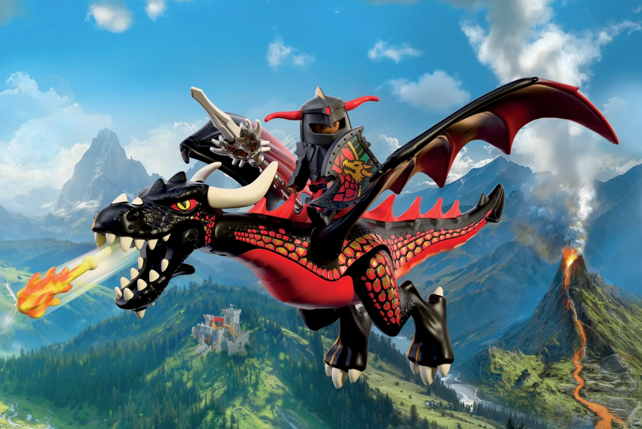 Bild zum Playmobil 72114 - Schwarzer Drache
