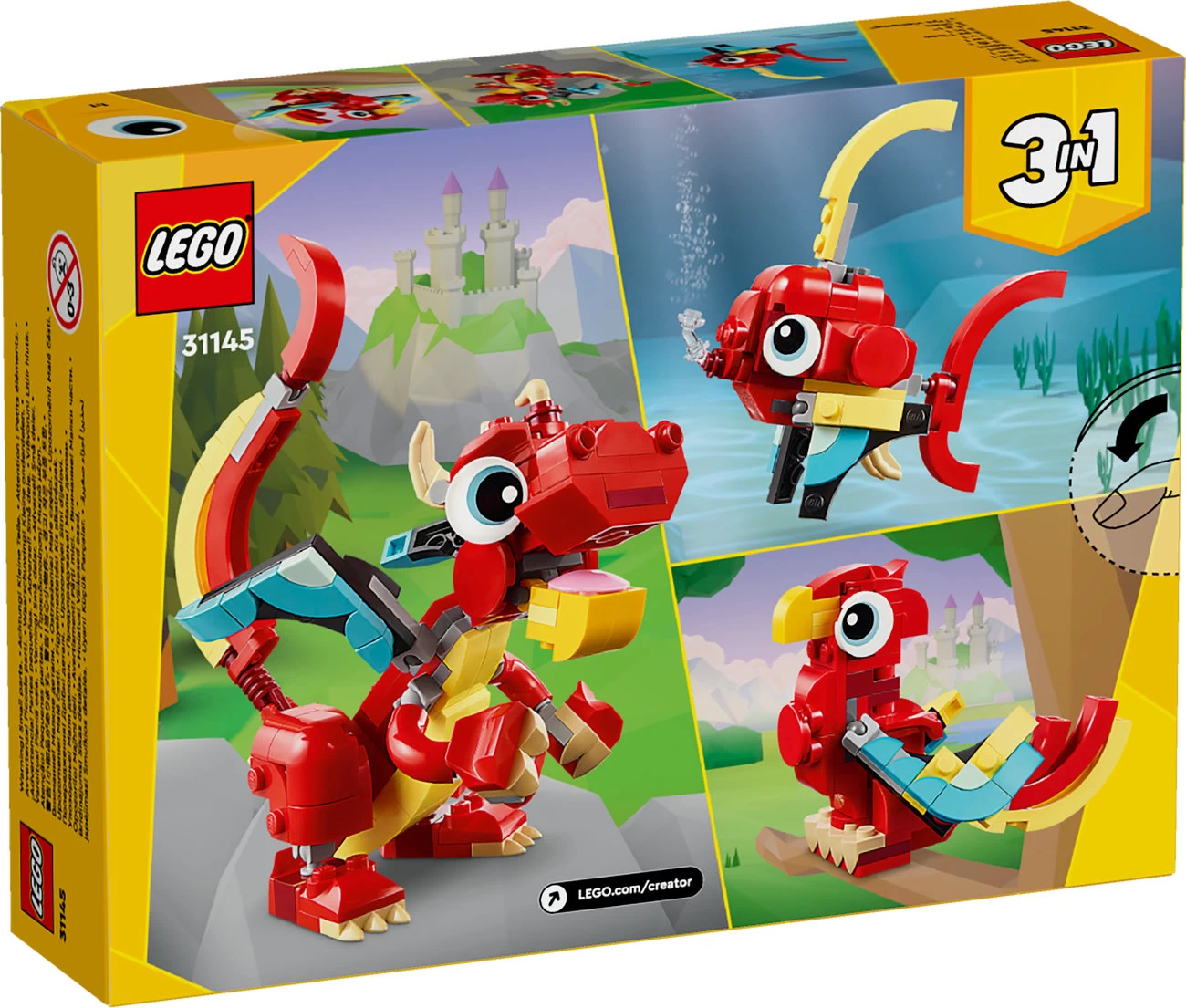 LEGO Creator 31145 - Roter Drache