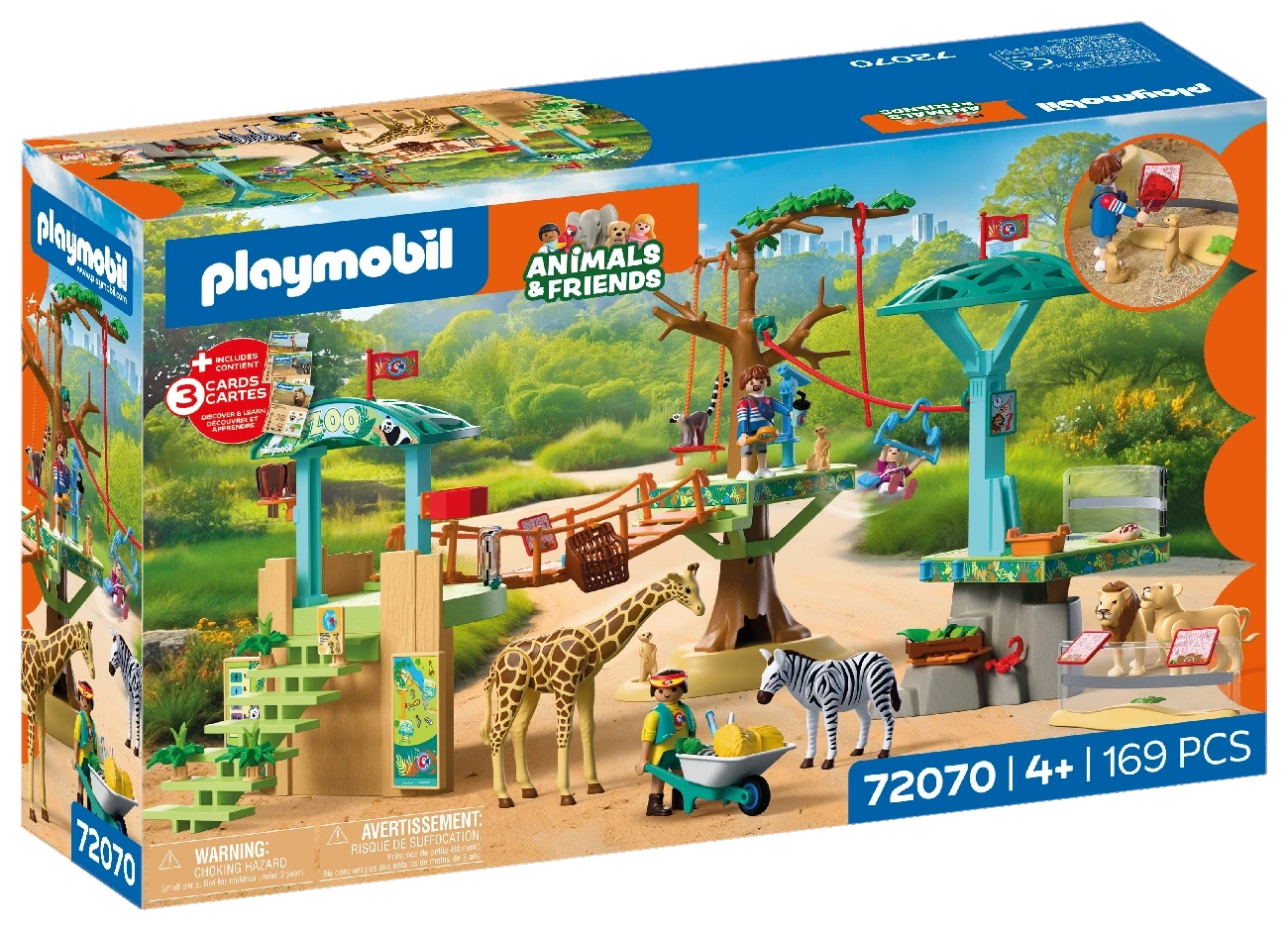 Playmobil 72070 - Zoo: Wildnis-Kletterpark - Animals and Friends