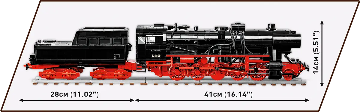 COBI - DR BR 52 Dampf Lokomotive (6282) - Klemmbausteine