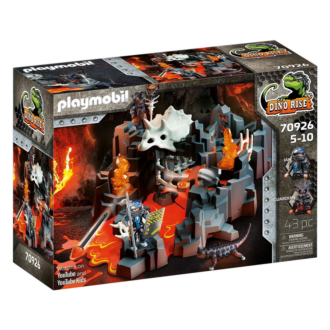 Playmobil 70926 - Wächter der Lavaquelle - Dino Rise