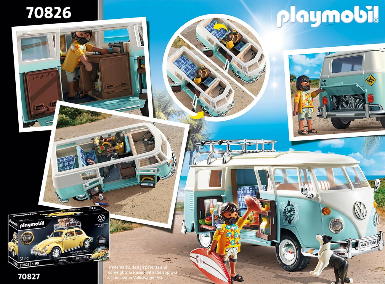 Playmobil 70826 - Volkswagen T1 Camping Bus Special Edition (VW)