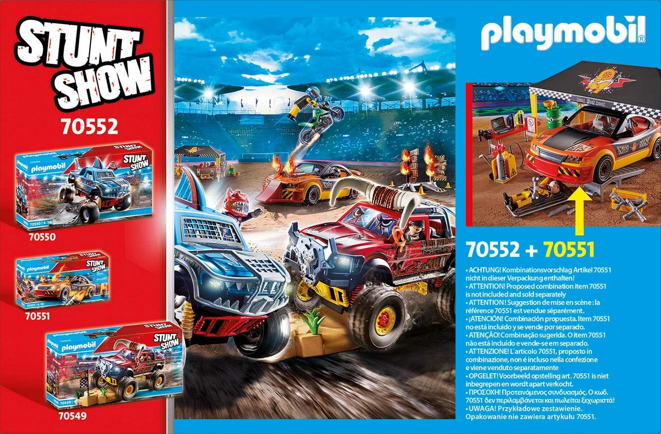 Playmobil 70552 - Stuntshow Werkstattzelt - Stunt Show