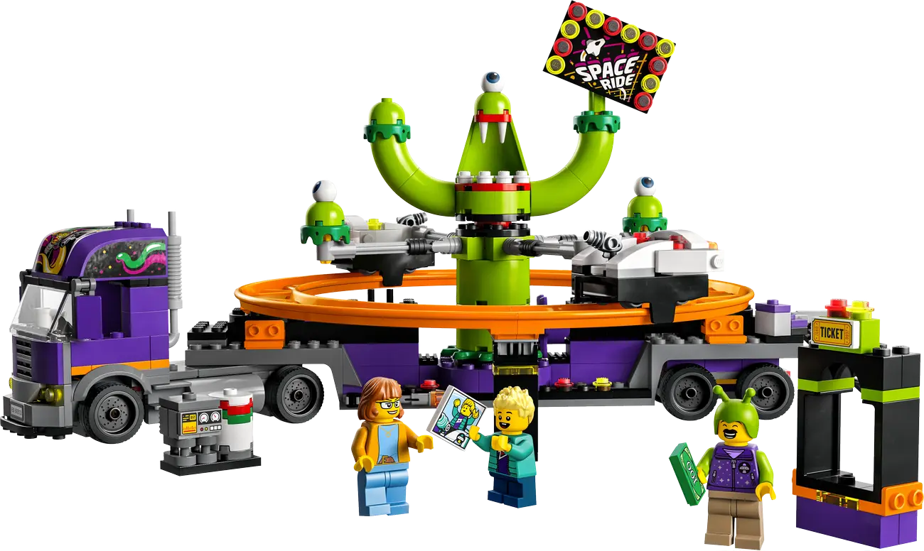 LEGO City 60313 - LKW mit Weltraumkarussell