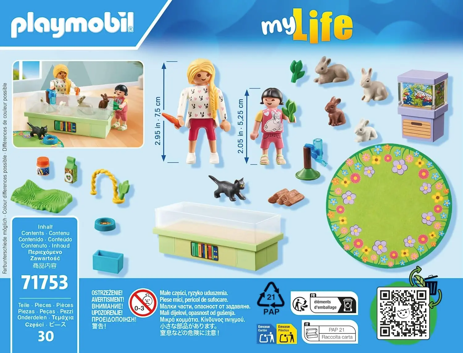Playmobil 71753 - Familie mit Hasen - My Life