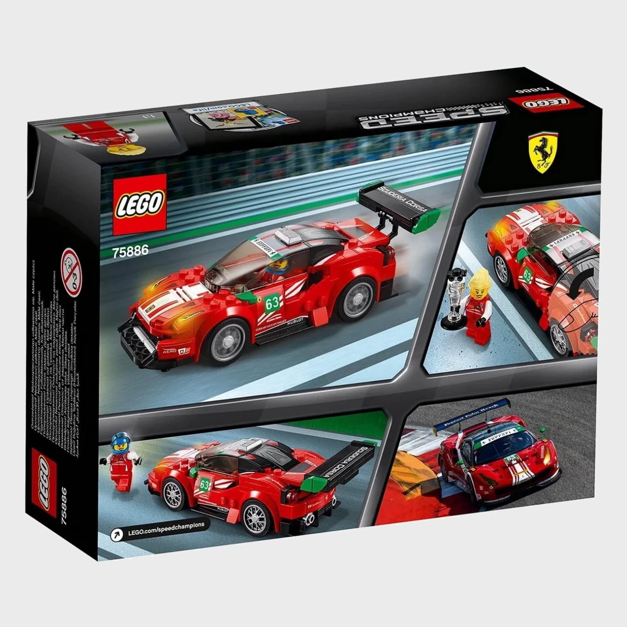 LEGO Speed Champions 75886 - Ferrari 488 GT3 Scuderia Corsa